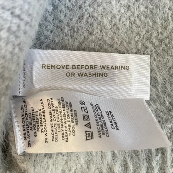 Ann Taylor Fuzzy Cozy Crew Neck Sweater - Picture 8 of 9